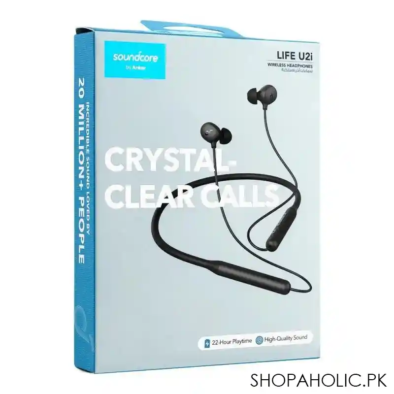 anker soundcore crystal clear calls life u2i neckband wireless headphones, black, a3213h11 image4