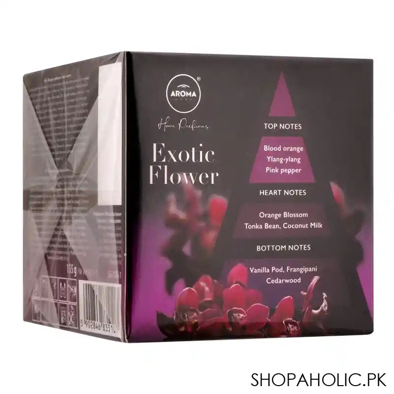 Aroma Home Exotic Flowers Scented Candle, 155g - Main Image