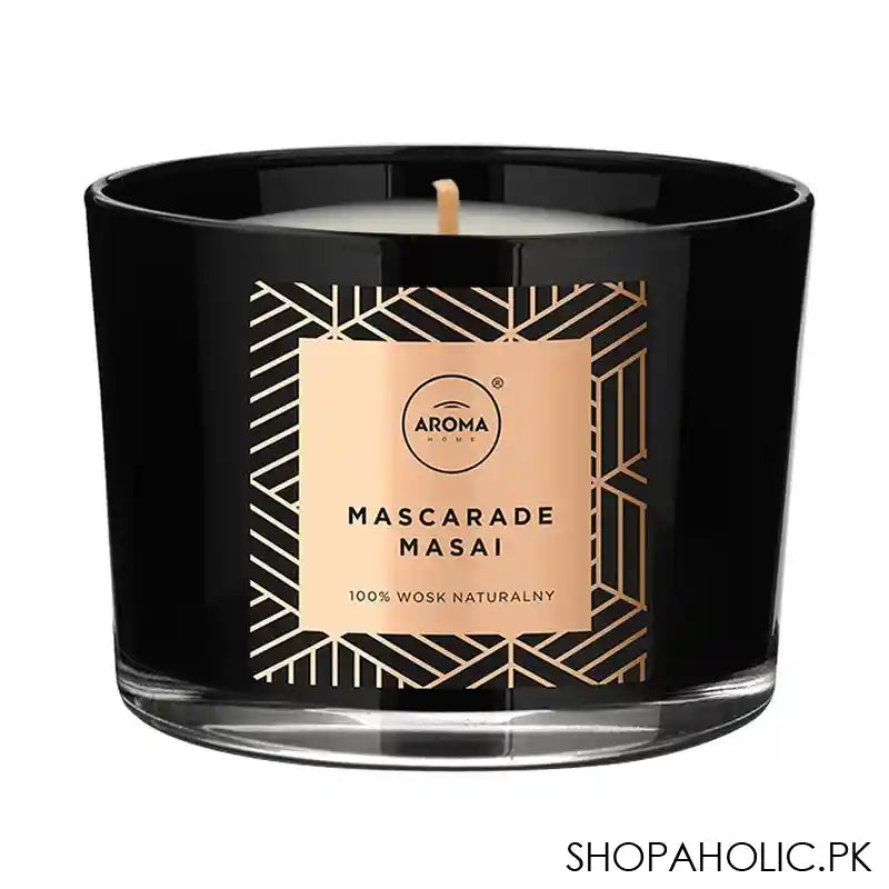 Aroma Home Natural Wax Mascarade Masai Scented Candle, 115gms - Main Image