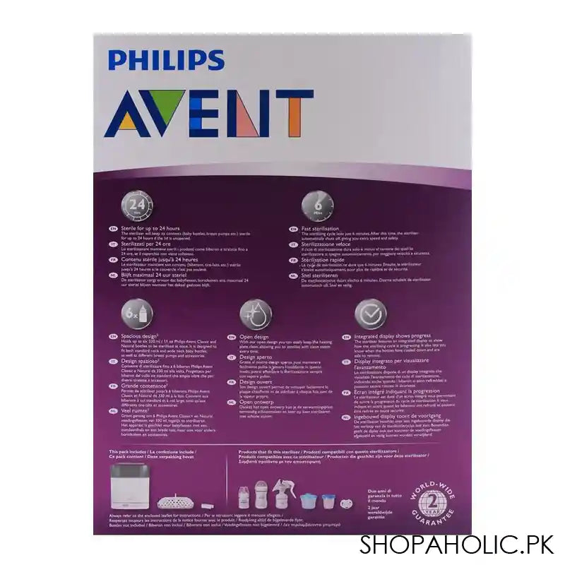 Avent Electric Steam Sterilizer - SCF286/02 - Image 3