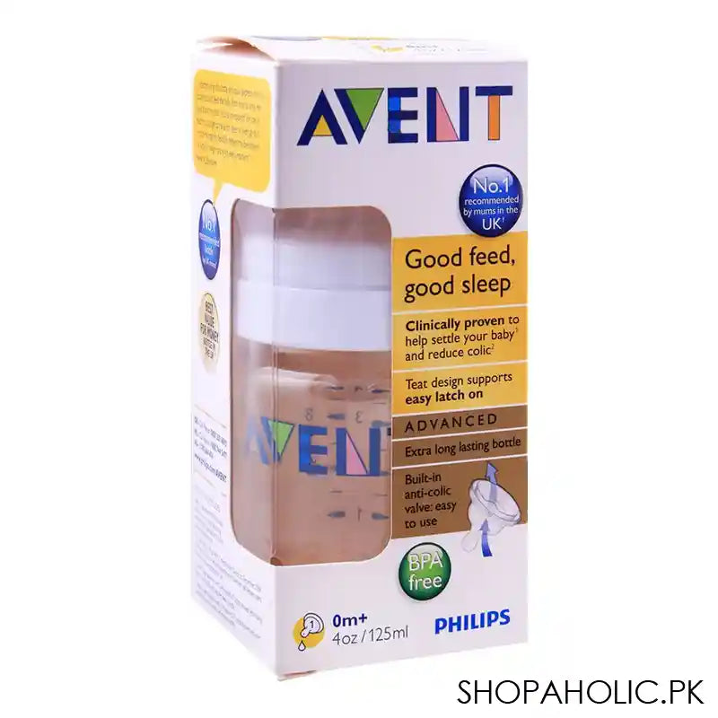 Avent Feeding Bottle, 0m+, 125ml/4oz, SCF660/17 - Image 2