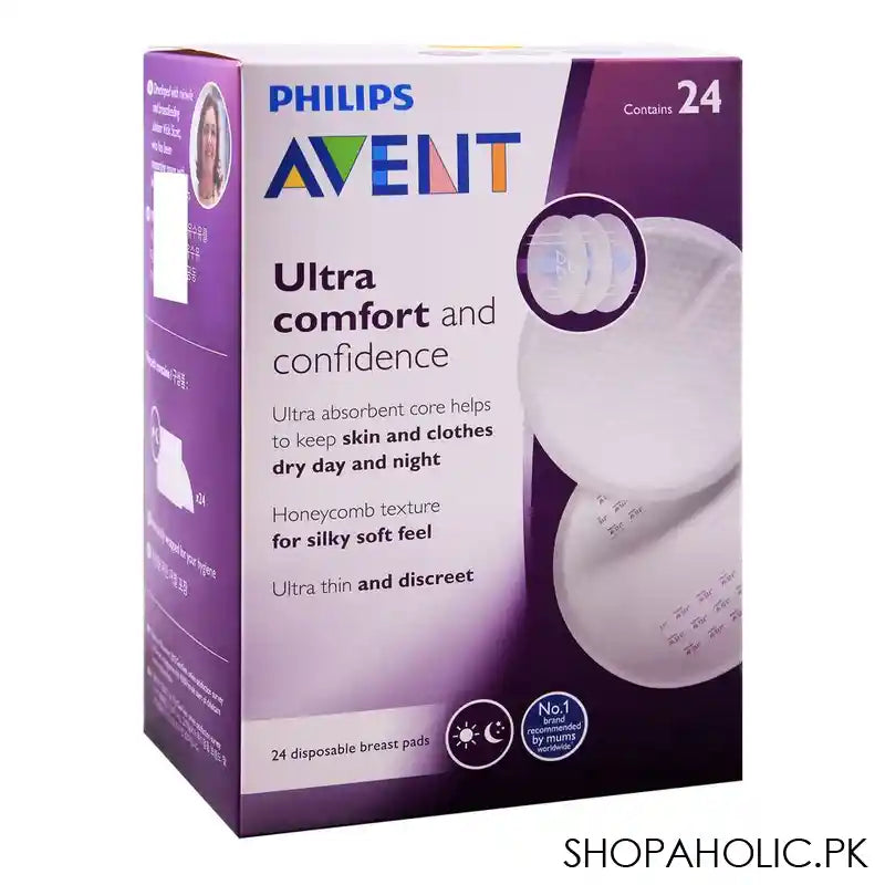 Avent Ultra Comfort Disposable Breast Pads, 24-Pack, SCF254/24 - Image 3