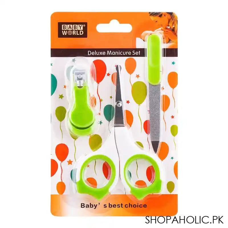 Baby World Deluxe Manicure Set, Baby's Best Choice, Green, BW7014 - Main Image