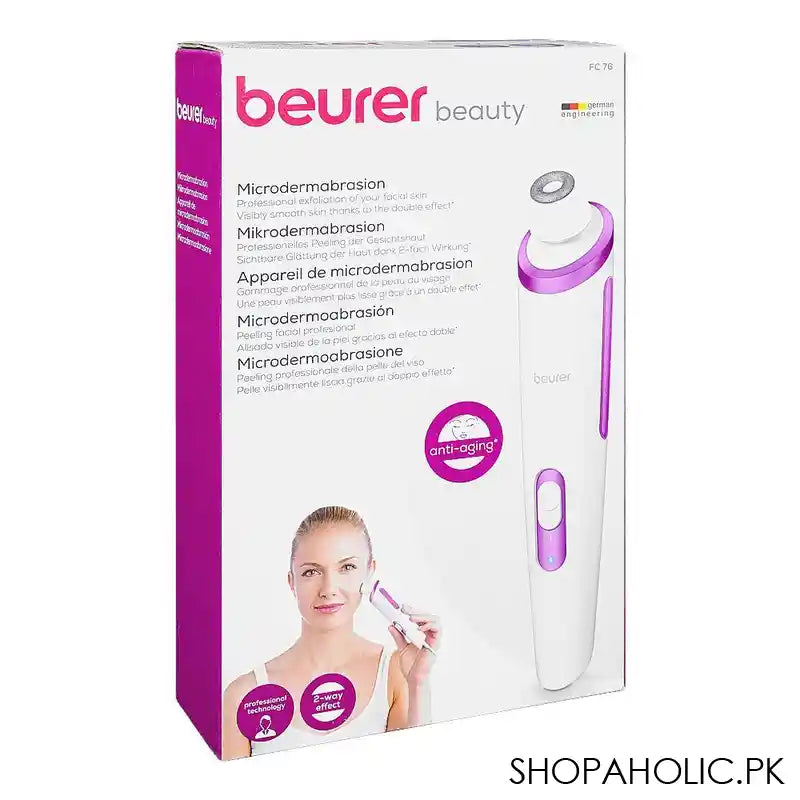 Beurer Professional Microdermabrasion Exfoliator, Anti Aging, Facial Exfoliation, 2 Way Effect, FC76 - Image 4