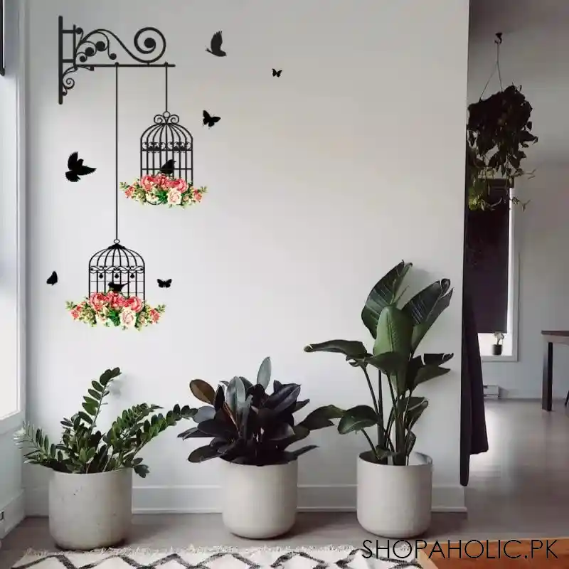 bird cage wall sticker image3