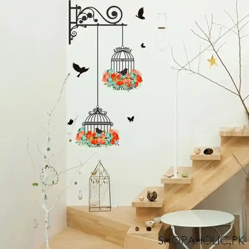 bird cage wall sticker image4