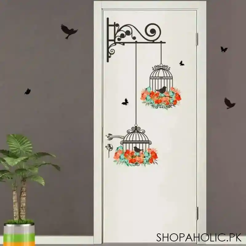 bird cage wall sticker image5