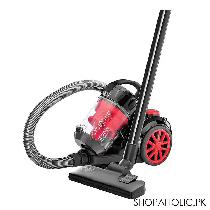 Black & Decker Bagless Cyclonic Vacuum Cleaner, 1600 Watts, VM1680 - Image 4