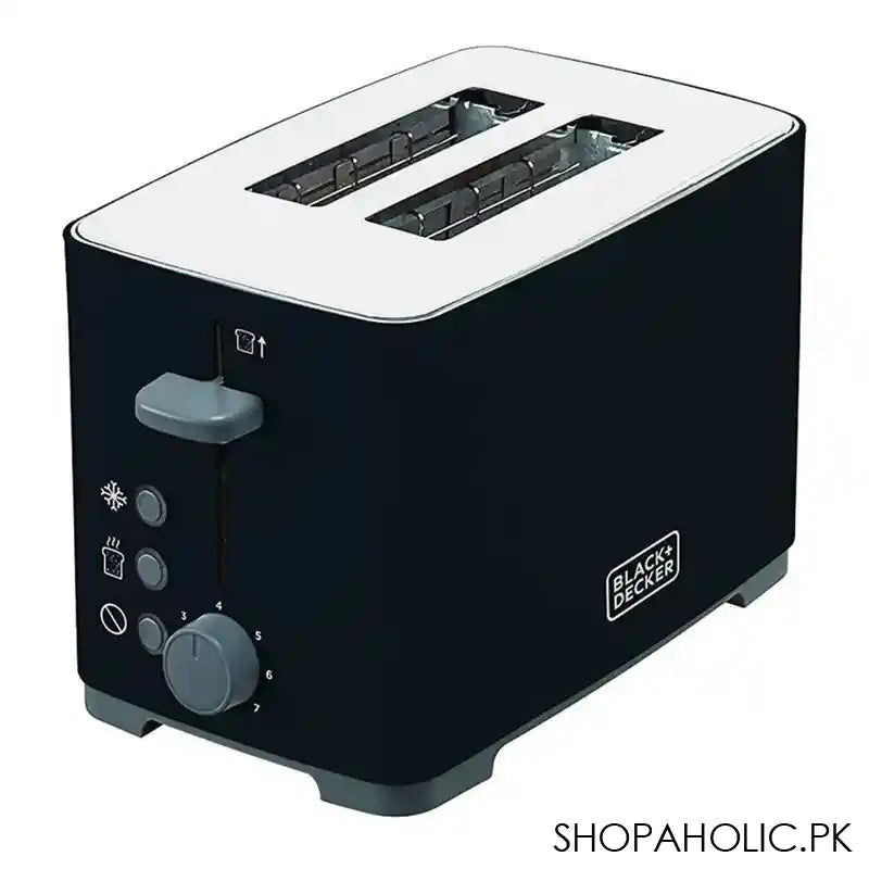 Black & Decker Toaster, 800W, TO-800-B2 - Main Image