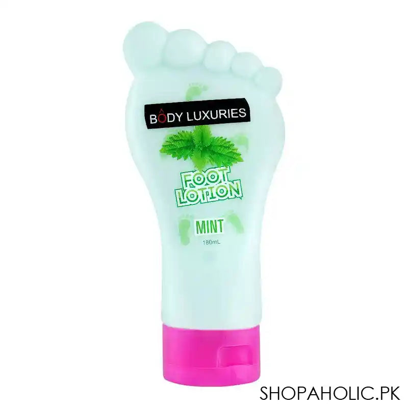 Body Luxuries Mint Foot Lotion, 180ml - Main Image