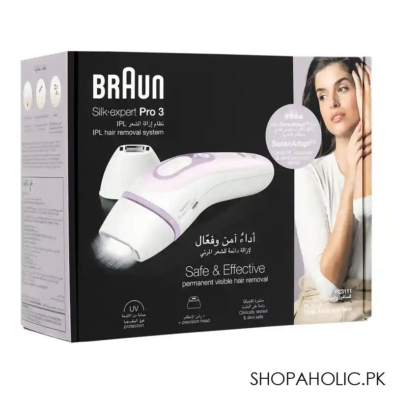 Braun Silk Expert Pro 3 IPL Hair Removal System, Legs, Body & Face, PL-3111 - Image 6