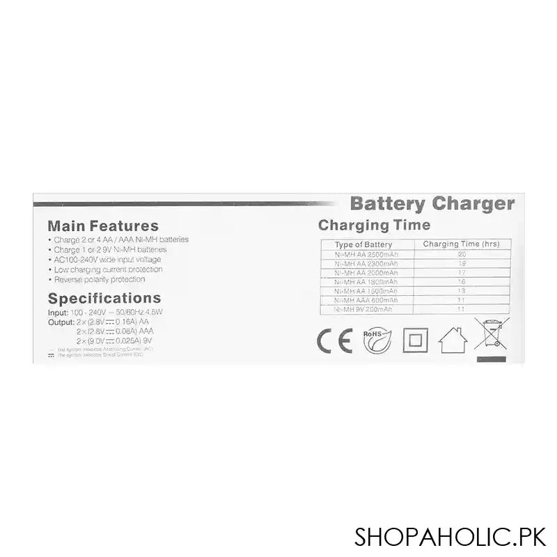 Camelion 9V AA/AAA Battery Charger, BC-0904SM - Image 3