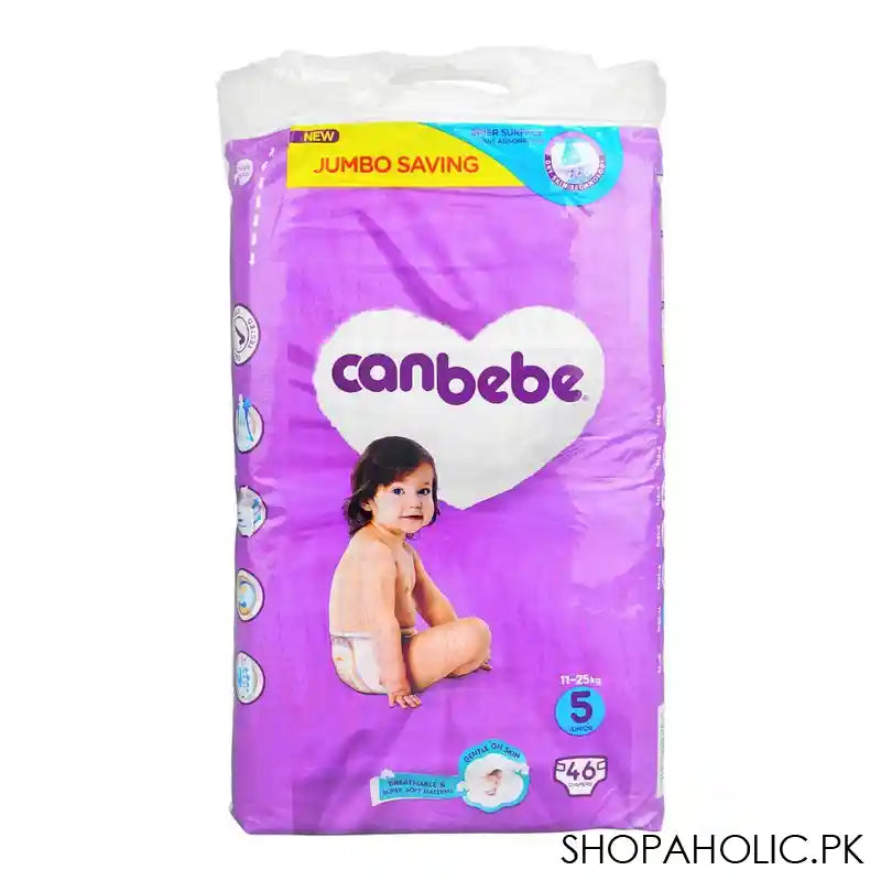 Canbebe Baby Diapers Jumbo No. 5, 11-25 KG, 46-Pack - Image 4