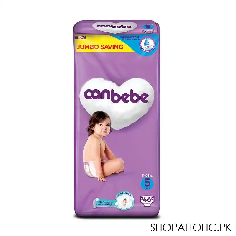 Canbebe Baby Diapers Jumbo No. 5, 11-25 KG, 46-Pack - Image 7