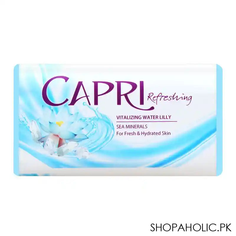 Capri Refreshing Vitalizing Water Lily Soap, Blue, 140g - Main Image