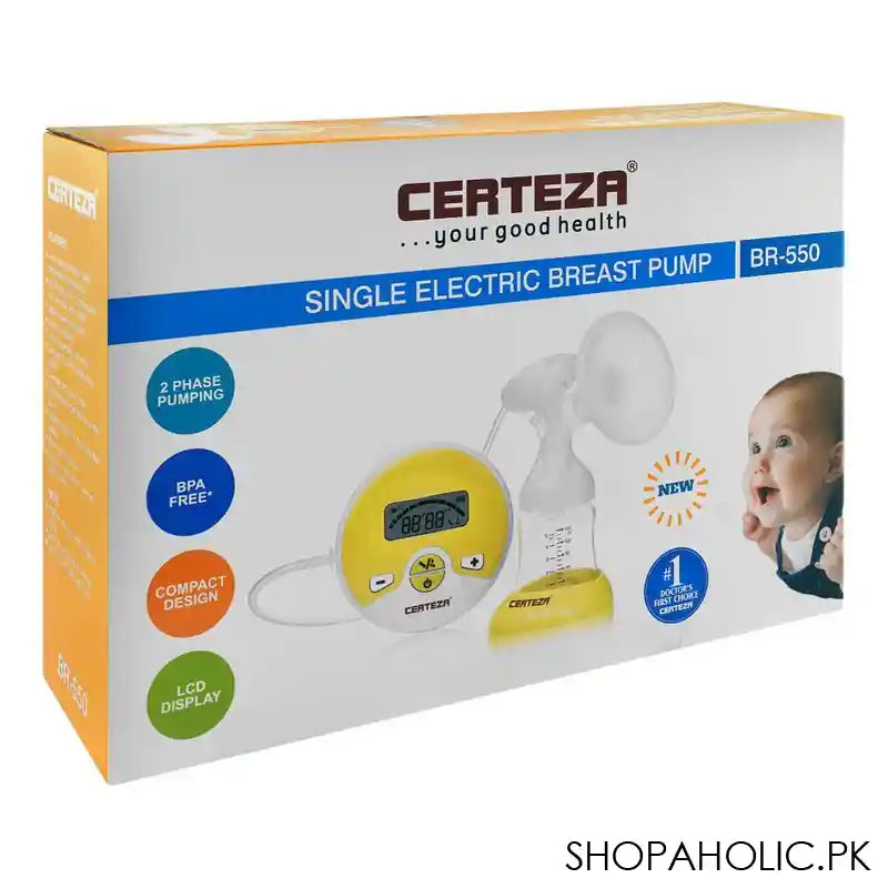 Certeza Single Electric Breast Pump, BR-550 - Image 4