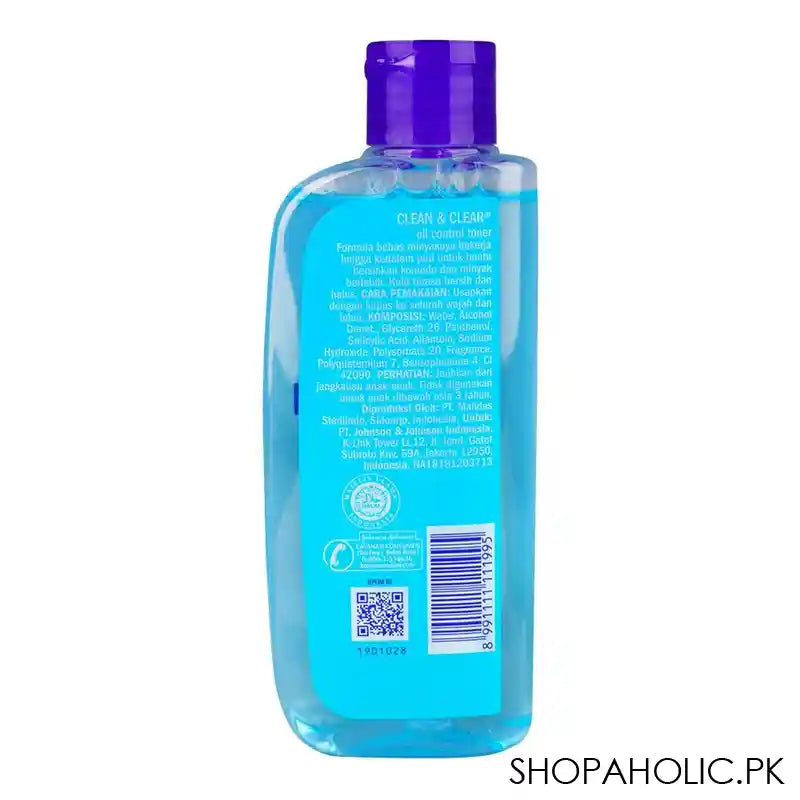 Clean & Clear Essential Oil Control Toner, 100ml - Image 2