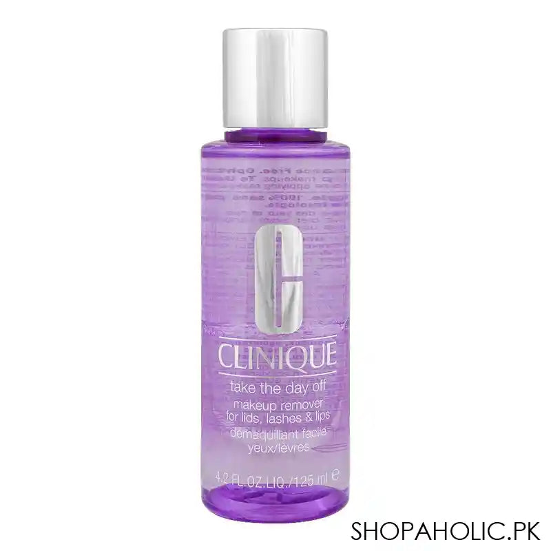 Clinique Take The Day Off Makeup Remover, For Lids/Lashes & Lips, 125ml - Main Image