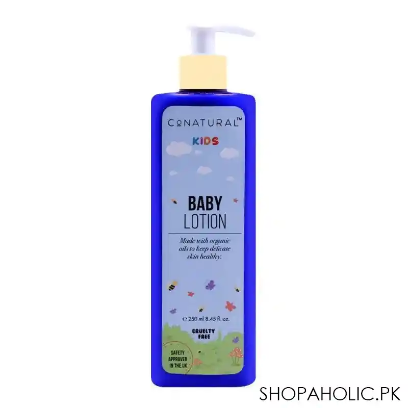 conatural kids baby lotion cruelty free, 250ml main image