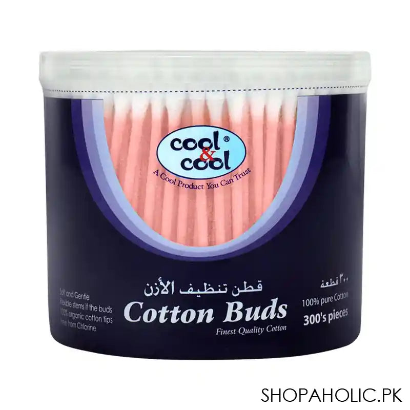 Cool & Cool Cotton Buds, 300-Pack - Main Image