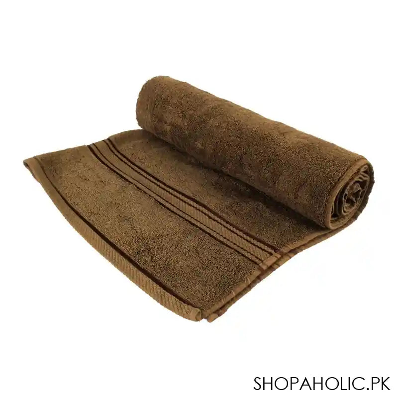 Cotton Tree Combed Cotton Bath Sheet, 90x150cm, Medium Brown - Main Image