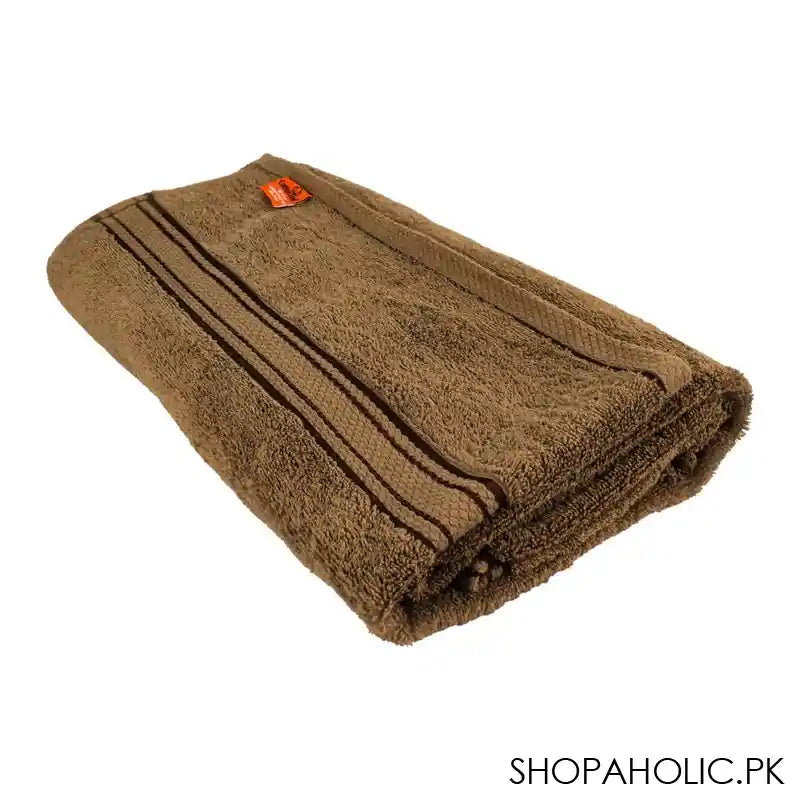 Cotton Tree Combed Cotton Bath Sheet, 90x150cm, Medium Brown - Image 2