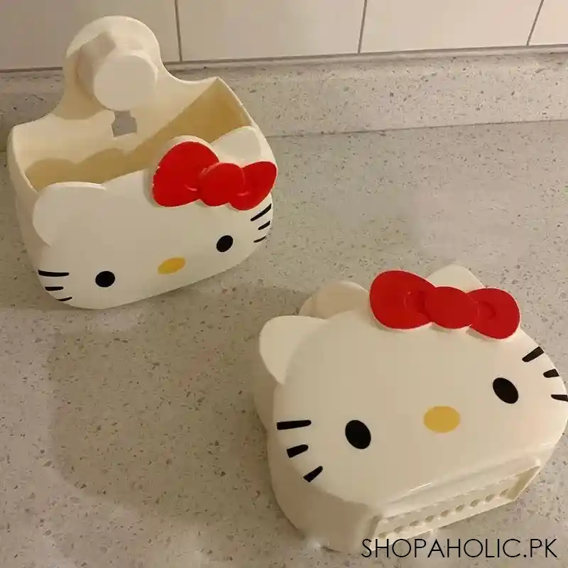 creative cartoon kitty multifunctional toothbrush holder image5