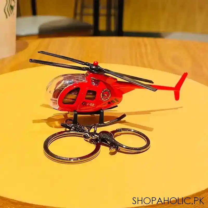 creative helicopter keychain main image