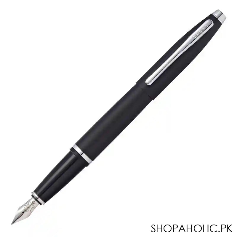 Cross Calais Matte Black Fountain Pen With Medium Nib, AT0116-14 - Main Image