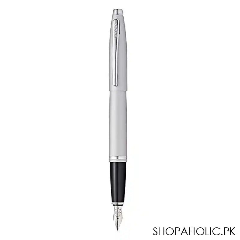 Cross Calais Satin Chrome Medium Nib Fountain Pen, AT0116-16 - Main Image