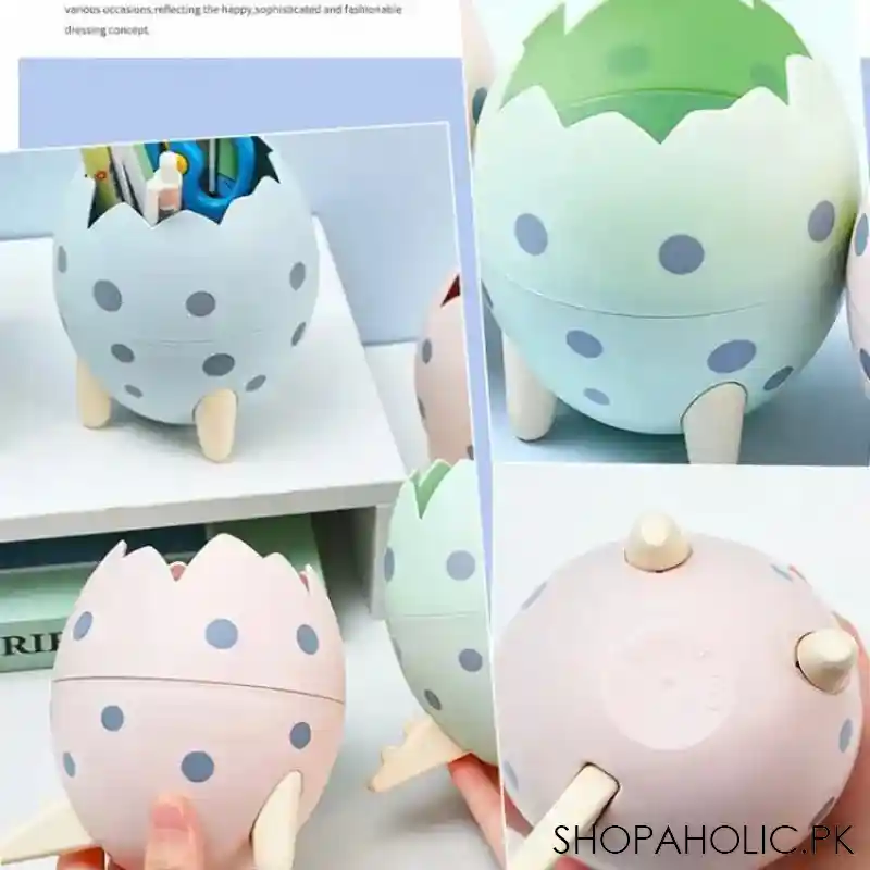 cute dinosaur egg detachable pen holder image3