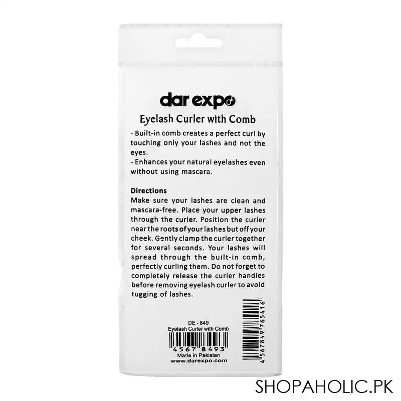 Dar Expo Eyelash Curler With Comb - Image 2