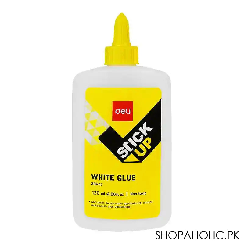 Deli White Glue, Non Toxic, 120ml, E39447 - Main Image