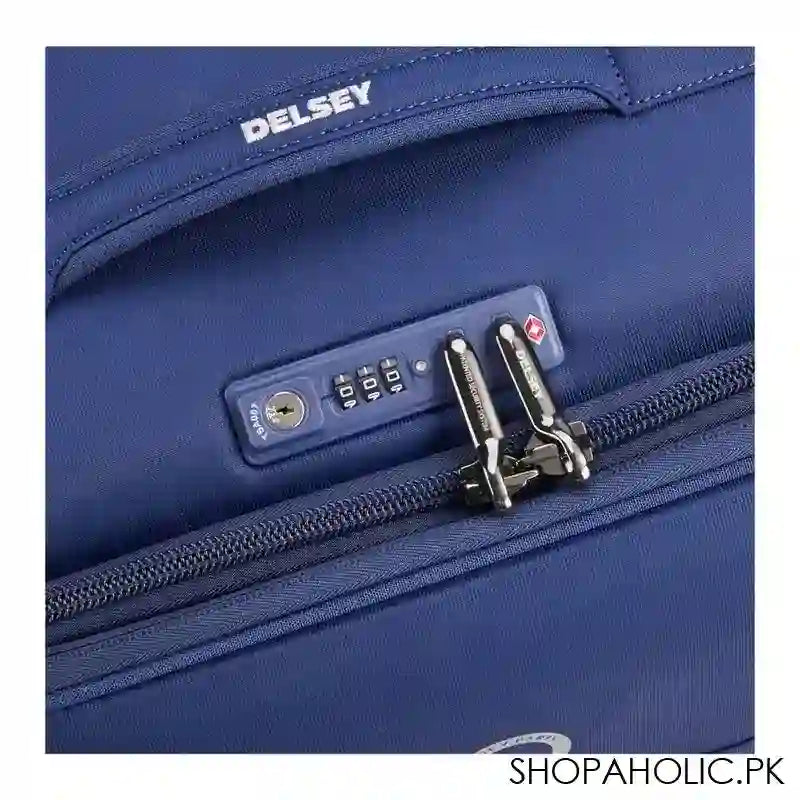 Delsey Bag, 55cm, 55x40x20 Inches, 44 Liters, Blue, 225680102 - Image 2