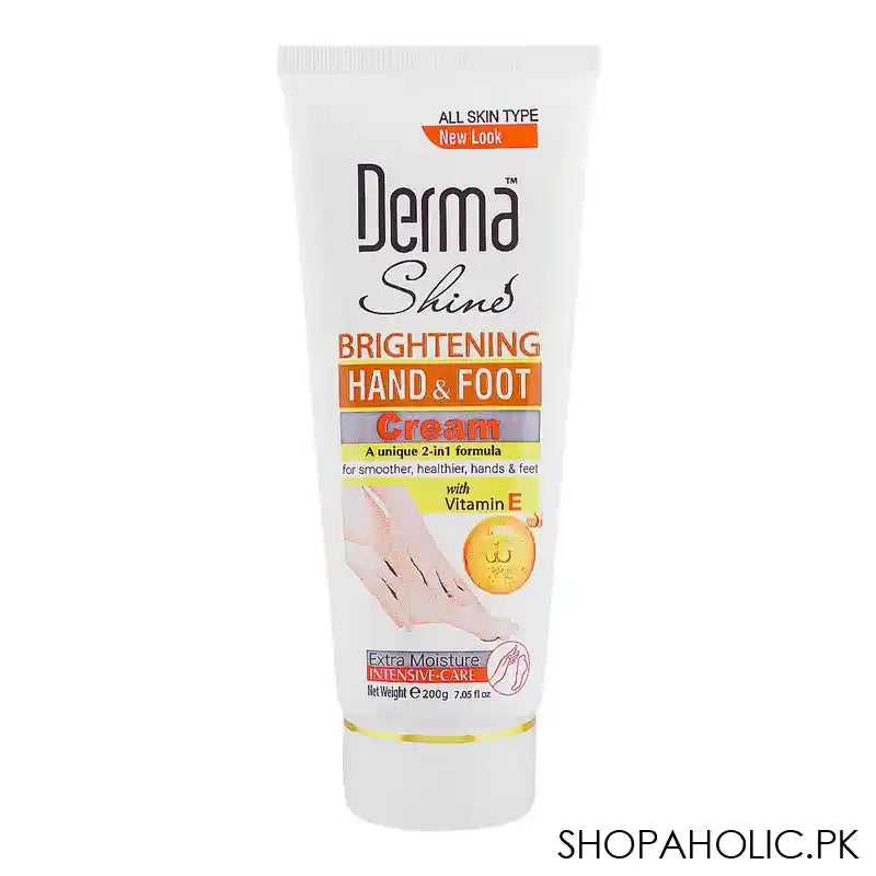 Derma Shine Whitening Vitamin E Hand & Foot Cream, 200g - Main Image