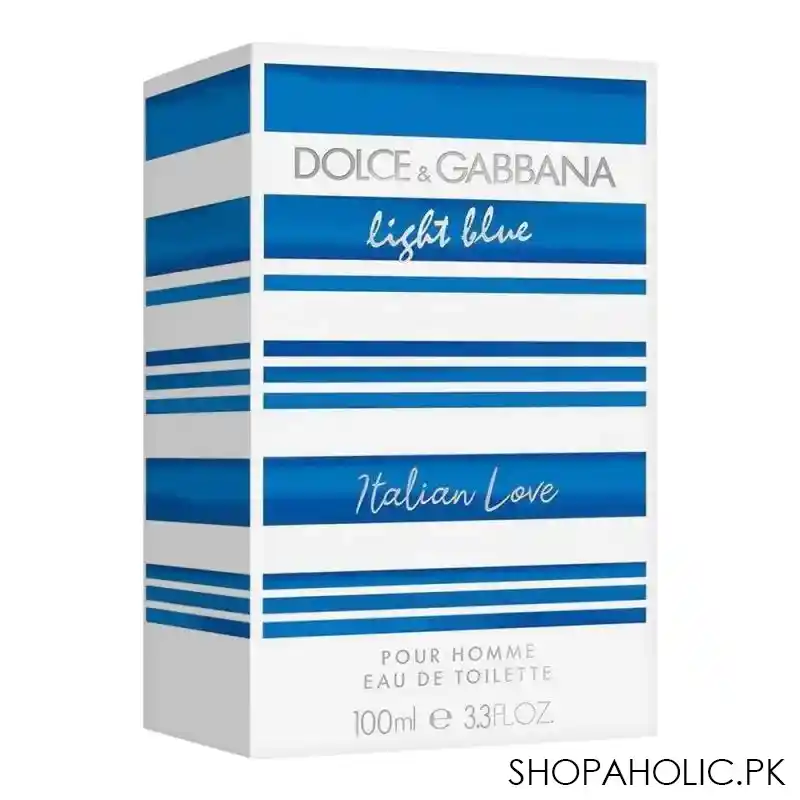 dolce & gabbana light blue italian love pour homme 22, eau de toilette, 100ml image2