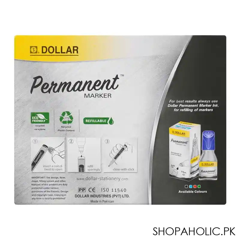 Dollar Permanent Marker 5.0 12-Pack, UML5 Black - Image 5