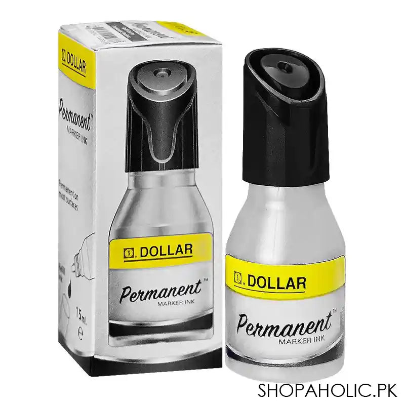 Dollar Permanent Marker Ink Black, 15ml, IPMP 15 - Main Image