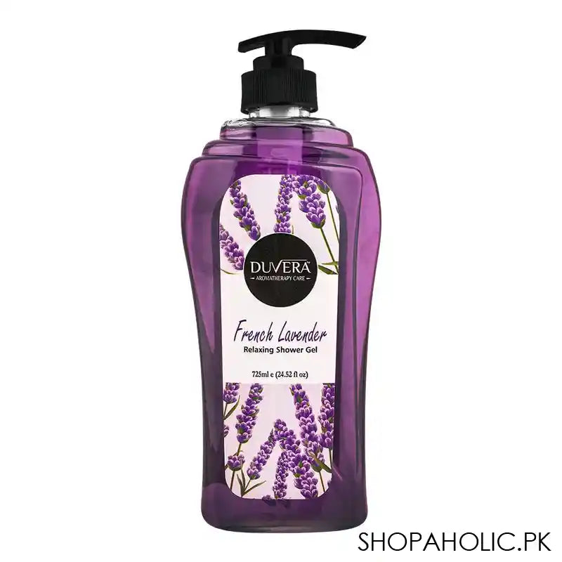 Duvera French Lavender Relaxing Shower Gel, 725ml - Main Image