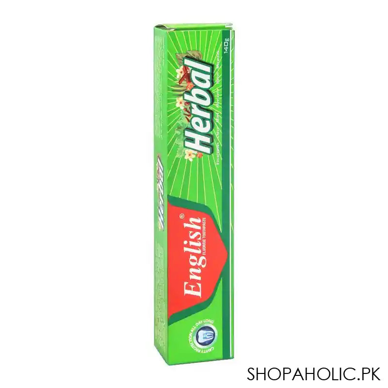 English Herbal Fluoride Toothpaste, 140g - Image 2