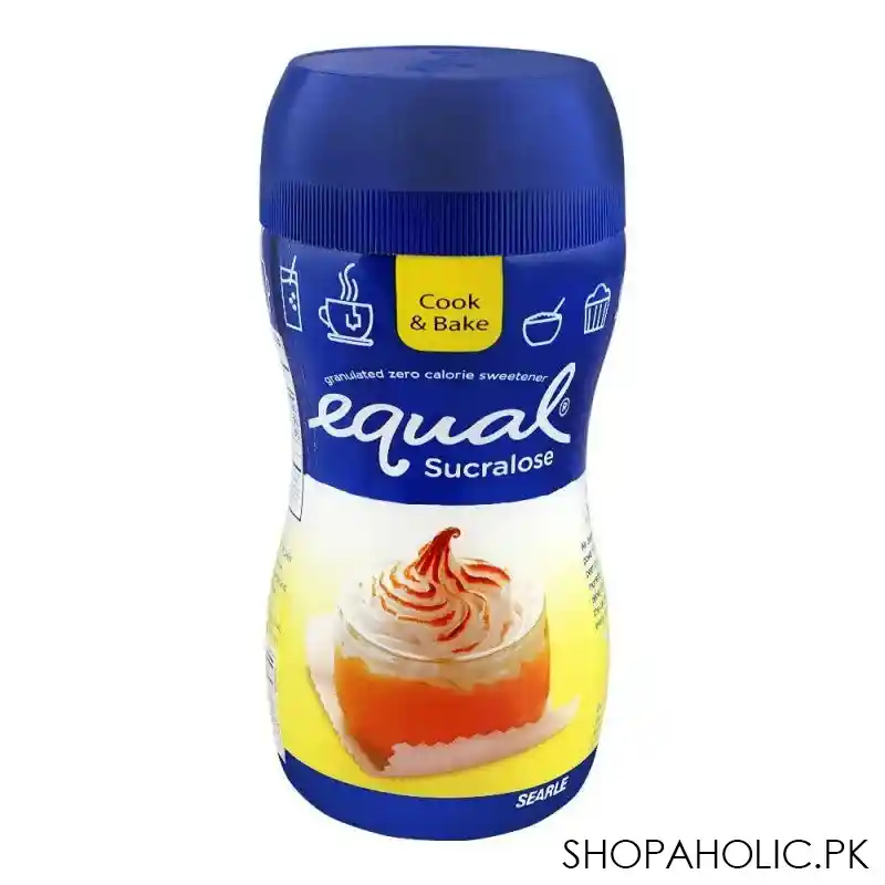 equal sucralose granulated zero calorie sweetener, jar, 60g main image