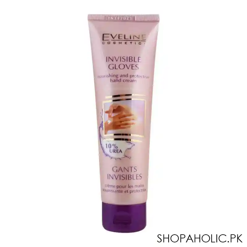 eveline invisible gloves nourishing and protective hand cream, 100ml main image