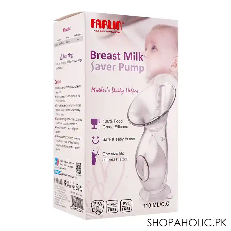 Farlin Breast Milk Saver Pump, 110ml, AA-11007 - Image 5