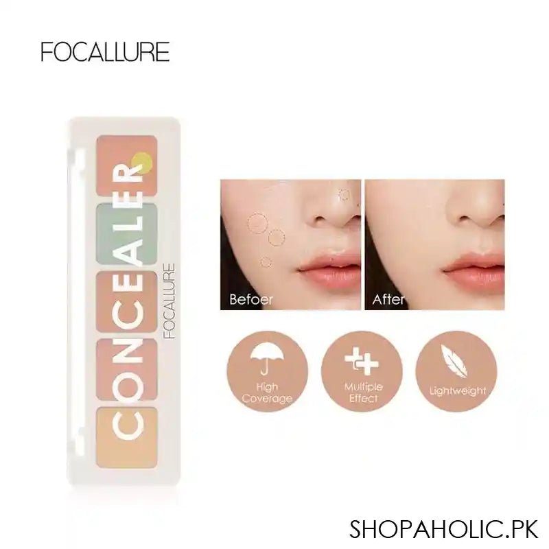 Focallure Color Concealer Palette FA-172, 19148 - Image 2