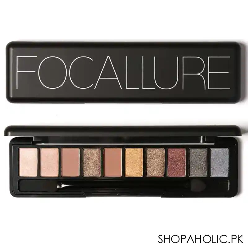 Focallure Full Featured Nude 10 Shade Eyeshadow 01 FA-08 #EN-FA-08-1-2 - Main Image