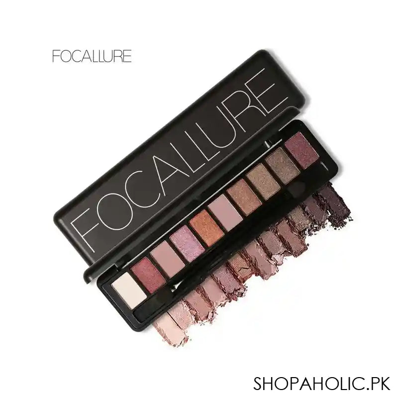 Focallure Full Featured Nude 10 Shade Eyeshadow, 03, FA-08, #EN-FA-08-3-2 - Main Image