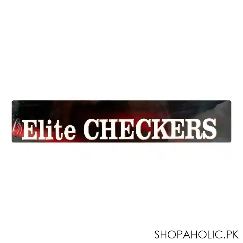 gamex cart 2 in 1 elite checkers & ludo game, for 6+ years, 431 7302 image4