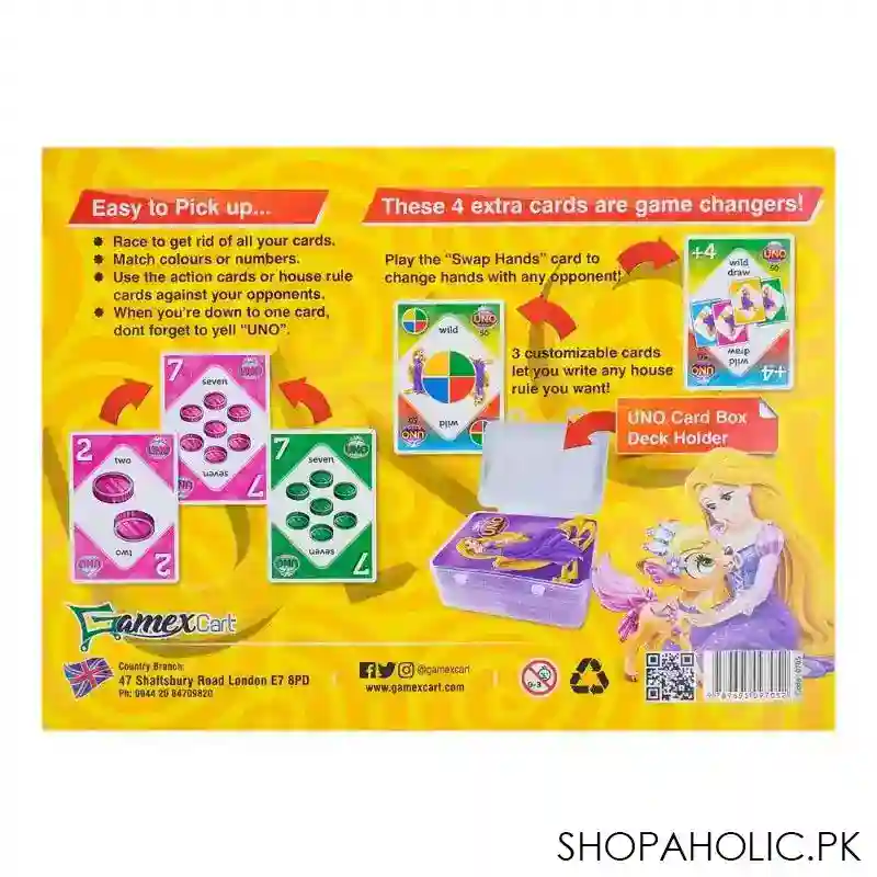 gamex cart uno princess playing card, for 6+ years, 423 9705 image2