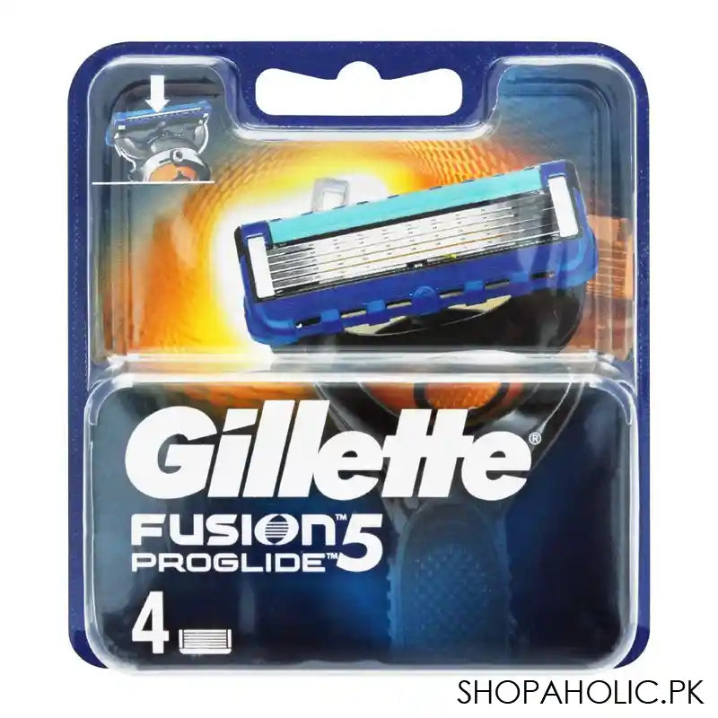 Gillette Fusion ProGlide Cartridges, Razor Blades, 4-Pack - Main Image