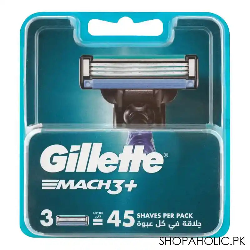 Gillette Mach 3 Plus Cartridges 3-Pack - Main Image